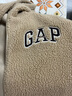 GAP男女裝春秋毛氈布logo仿羊羔絨連帽衛(wèi)衣情侶裝外套609272 曬單實拍圖