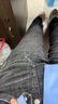 MISS SIXTY秋季牛仔褲女雙扣直筒褲長褲復古黑灰顯瘦百搭 黑灰 26 曬單實拍圖