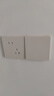 德力西（DELIXI）開關(guān)插座面板 啞光磨砂大板家用86型超薄墻壁電源開關(guān)CD295銀桂黃 一開多控開關(guān) 曬單實(shí)拍圖