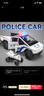 赟婭警車(chē)玩具大號特斯拉皮卡車(chē)仿真合金汽車(chē)模型玩具送男生日節日禮物 特斯拉警車(chē)【公安款】帶沙灘摩托 曬單實(shí)拍圖