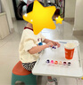 LUSON陳大豬小O寶女寶寶衛(wèi)衣女撞色秋季2025新款嬰兒長袖洋氣上衣 曬單實拍圖