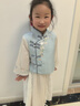 旗鉑漢服女童春秋2025新款兒童國風(fēng)女寶寶新中式童裝 霜降 110 曬單實(shí)拍圖