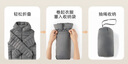 京東京造羽絨服輕薄羽絨服外套男冬季衣服男裝 藏青色（連帽） XL 曬單實(shí)拍圖
