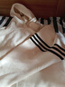 阿迪達(dá)斯 （adidas）衛(wèi)衣女裝春秋季新款運(yùn)動(dòng)服三葉草針織連帽上衣套頭衫IB5921 IB5921漢玉白 XL 曬單實(shí)拍圖