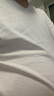 七匹狼純棉短袖男士t恤男生v領(lǐng)白色內衣夏季薄款老頭衫打底背心男款汗衫 (純棉V領(lǐng)2件裝）白色+灰色 3XL 185(推薦體重170-190斤) 曬單實(shí)拍圖