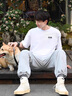 吉普（JEEP）純棉短袖T恤男新款圓領(lǐng)薄款男士t恤夏季學(xué)生休閑半袖體恤打底衫 卡其+深灰色 2XL (建議135-150斤) 曬單實(shí)拍圖
