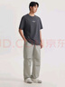 卡賓【撞色結(jié)構(gòu)設(shè)計(jì)】男裝 潮流簡(jiǎn)約厚板字母印花T恤2025夏季短袖 曬單實(shí)拍圖