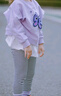 MQDMINI童裝女童套裝兒童假兩件衛(wèi)衣打底褲兩件套中小童衣服 蝴蝶套裝 曬單實拍圖