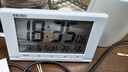 SEIKO日本精工時(shí)鐘家用溫濕度顯示日歷星期學(xué)生臥室電子多功能小鬧鐘 黑色 電池 曬單實(shí)拍圖