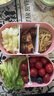 科羅恩日式便當(dāng)盒雙層飯盒可微波爐加熱上班族餐盒保溫飯菜輕食保鮮盒 月兔（500+800）加厚保溫包套裝 曬單實(shí)拍圖
