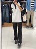 輕依縵美式短袖t恤男polo衫半拉鏈正肩短袖學(xué)生青少年高中男生半袖夏季 白色 L 【建議100-115斤】 曬單實(shí)拍圖