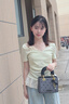 CENTARLKATTY小眾原創(chuàng  )設計波點(diǎn)蝴蝶結戴妃包女2025新款時(shí)尚復古手提斜挎包 波點(diǎn)灰 曬單實(shí)拍圖