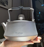 Ti artisan鈦工匠純鈦家用燒水壺戶外露營(yíng)便攜式泡茶壺大容量電陶爐煮茶鈦壺 新款純鈦燒水壺1000ML 曬單實(shí)拍圖