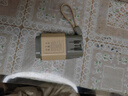 GRACENJOY德國品牌移動電源新款A(yù)C插頭自帶線充電寶10000毫安22.5W快充迷你移動電源可上飛機520送男友禮物 卡其色 10000毫安 曬單實拍圖