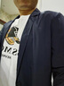 皮爾卡丹（pierre cardin）高端西服男春夏輕薄商務(wù)休閑西裝外套冰絲防曬衣修身小西裝 藏藍色 XL 180(135-150斤) 曬單實(shí)拍圖