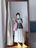 普雷芳孕婦裝夏季2025新款大碼孕婦短袖T恤半身裙寬松高級(jí)感套裝薄款夏 灰色短袖 XL 曬單實(shí)拍圖