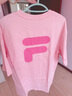 斐樂（FILA）FUSION潮牌情侶多彩短袖T恤2025新款男女短T時尚大logo短袖 A青春粉-PK S 165/88A 【寬松版型】 曬單實拍圖