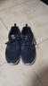 安踏（ANTA）男鞋晴空跑步鞋運動(dòng)鞋春季新款皮面防潑水減震防滑耐磨休閑鞋男 【網(wǎng)面透氣】黑曜石藍/白-1 42.5 曬單實(shí)拍圖