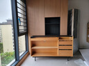 小半家具實(shí)木餐邊柜實(shí)木小戶型邊柜櫻桃木餐邊窄柜客廳儲(chǔ)物靠墻矮柜子 【櫻桃木】椿山餐邊柜 曬單實(shí)拍圖