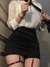 性感秘書(shū)OL教師緊身裙 激情誘惑制服套裝 角色扮演睡衣 襯衫套裝 均碼 曬單實(shí)拍圖