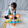 聚樂寶貝兒童打鼓玩具寶寶架子鼓樂器早教益智手拍鼓嬰兒1一2到3歲男女孩6 【禮盒】麥克風(fēng)升級架子鼓-充電 曬單實拍圖