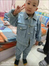 G.DUCKKIDS童裝男童春裝套裝2024新款兒童衣服男孩牛仔外套長(zhǎng)褲春秋季兩件套 圖片色 110 (建議身高100cm 4-5歲左右) 曬單實(shí)拍圖