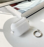 創(chuàng  )思米 適用airpods3保護套蘋(píng)果藍牙耳機三代硅膠保護殼透明創(chuàng  )意防摔防刮 半透白 曬單實(shí)拍圖