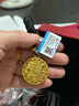 卡地金古法黃金吊墜男女 足金999吊墜蓮紋八寶牌不含項鏈掛墜配繩 【掛墜款】15.65克 直徑2.8cm 曬單實(shí)拍圖