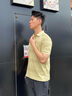 卡賓（CABBEEN）【logo印花】男裝 條紋Polo衫翻領(lǐng)上衣T恤短袖高級商務(wù)通勤 薄荷綠色18 L /175/50 曬單實拍圖