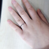 周六福（ZLF）  18K金鉆石戒指男女情侶款經(jīng)典訂婚結婚鉆戒對戒 單只 11號 曬單實(shí)拍圖