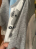 愛慕嬰幼秋冬寶寶衣服家居服嬰兒長袖上衣/兩用襠收口褲打底可外穿精梳棉 上衣 80 曬單實拍圖