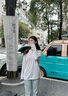 Foss Phil戶外運(yùn)動(dòng)吸濕速干長袖T恤春夏季防曬抑菌內(nèi)搭上衣90367云灰色M 曬單實(shí)拍圖