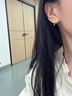 六桂福珠寶玫瑰黃金耳釘女足金枝葉耳飾中秋節禮物送女友老婆生日紀念日 禮盒展示【請勿下單】 曬單實(shí)拍圖