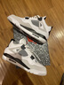 莆田鞋AJ4籃球鞋電母小白水泥奧利奧黑武士男女運動(dòng)鞋 aj4 小白水泥 39 曬單實(shí)拍圖
