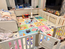 巧樂熊爬爬墊嬰兒拼接墊嬰幼兒爬行墊寶寶加厚客廳家用xpe兒童泡沫墊 【重磅新品】動物之家+摩尼莊園18片 【XPE拼接】60*60*2.0cm【含包邊】 曬單實拍圖