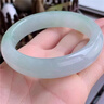 百年老鳳祥老風(fēng)祥翡翠玉女手鐲真玉冰種飄花翡翠情人節(jié)禮物 內(nèi)徑54mm 曬單實(shí)拍圖