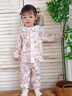 INSAHO春季寶寶分體套裝嬰兒衣服a類純棉幼童秋衣秋褲女童甜美套裝外穿 曬單實拍圖