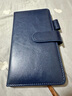 法拉蒙 a6皮質(zhì)筆記小本子側邊筆插位商務(wù)會(huì )議日記事本便攜隨身好物可定制logo 藍色【搭扣款】 曬單實(shí)拍圖