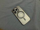 億色（ESR）適用iPhone15pro手機(jī)殼蘋(píng)果15pro保護(hù)套磁吸超薄硅膠鏡頭全包透明防摔氣囊軟殼男女款磨砂半透灰 曬單實(shí)拍圖