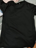 健身衣服男冰絲速干運動(dòng)服休閑百搭短袖晨跑步羽毛籃球訓練房上衣 黑色 【元氣DX41】 3XL 【建議145-160斤】 曬單實(shí)拍圖