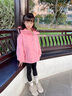 G.duck小黃鴨童裝女童外套春秋2026新款兒童沖鋒衣小女孩連帽夾克風(fēng)衣 粉色 110 (建議身高100cm 4-5歲)cm 曬單實(shí)拍圖