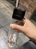 臻廚聚一鍵開蓋玻璃杯車載雙層茶水分離杯子速開保泡茶杯男士開車溫專用 一鍵開蓋玻璃杯-黑色 400ml 曬單實拍圖
