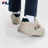 斐樂(lè )（FILA）【易烊千璽同款】官方男鞋復古板鞋方塊鞋輕便休閑鞋 紗白/黑-JB 41 曬單實(shí)拍圖