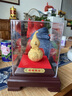 VERY WIND福壽雙全絨沙金葫蘆擺件客廳裝飾送爺爺奶奶大壽賀壽祝壽生日禮物 福壽雙全葫蘆 小號13*10*19厘米 約1.0kg 曬單實(shí)拍圖