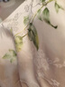 達芬奇密碼中國風(fēng)睡衣女春夏帶胸墊冰絲家居服套裝女神節禮物送媽媽禮盒裝 【胸墊款】一葉知秋白色 XL 【推薦120斤-140斤】 曬單實(shí)拍圖