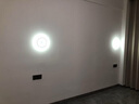 惠普照明壁燈臥室床頭燈led現(xiàn)代簡(jiǎn)約吸頂燈創(chuàng)意樓梯過(guò)道墻壁燈具 圓形（2個(gè)裝）-33W三色光-砂白 曬單實(shí)拍圖