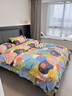 蘇萱多巴胺卡通波點(diǎn)餅干床上四件套全棉純棉2025新款被套床單人三件套 餅干森林 1.8m 床笠款 四件套-被套200x230cm 曬單實(shí)拍圖