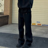 7家優(yōu)品喇叭闊腿彎刀黑色cleanfit微喇西裝褲男款春秋垂墜感高級(jí)感長(zhǎng)褲子 XSJ-X11黑色 XL 曬單實(shí)拍圖