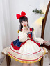 G.DUCKKIDS小黃鴨童裝洛麗塔公主裙女童裙子夏季白雪裙子兒童生日禮服裙女孩 裙子+裙撐 100 建議2~3歲（ 90-100cm） 曬單實(shí)拍圖