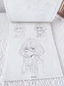 舒星畫畫本臨摹涂色漫畫素描線稿本描摹畫冊手繪描畫本卡通人物動漫漫畫美少女畫畫兒童入門基礎(chǔ)自學(xué) 曬單實拍圖
